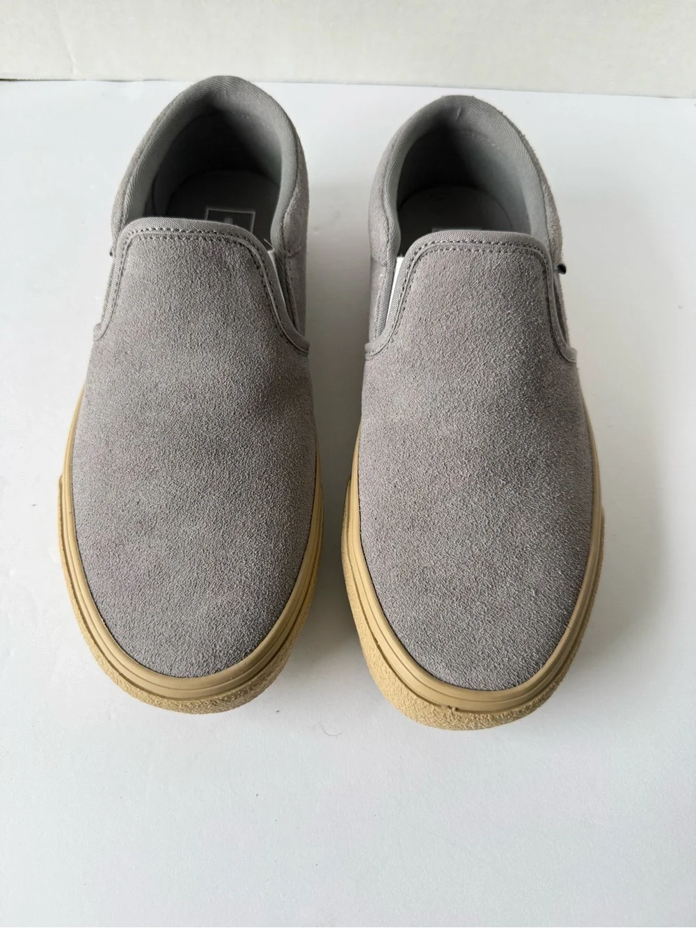 Vans Asher Sneakers Slip On Crepe Frost Gray  Low Top Men’s Size 9 751505 New